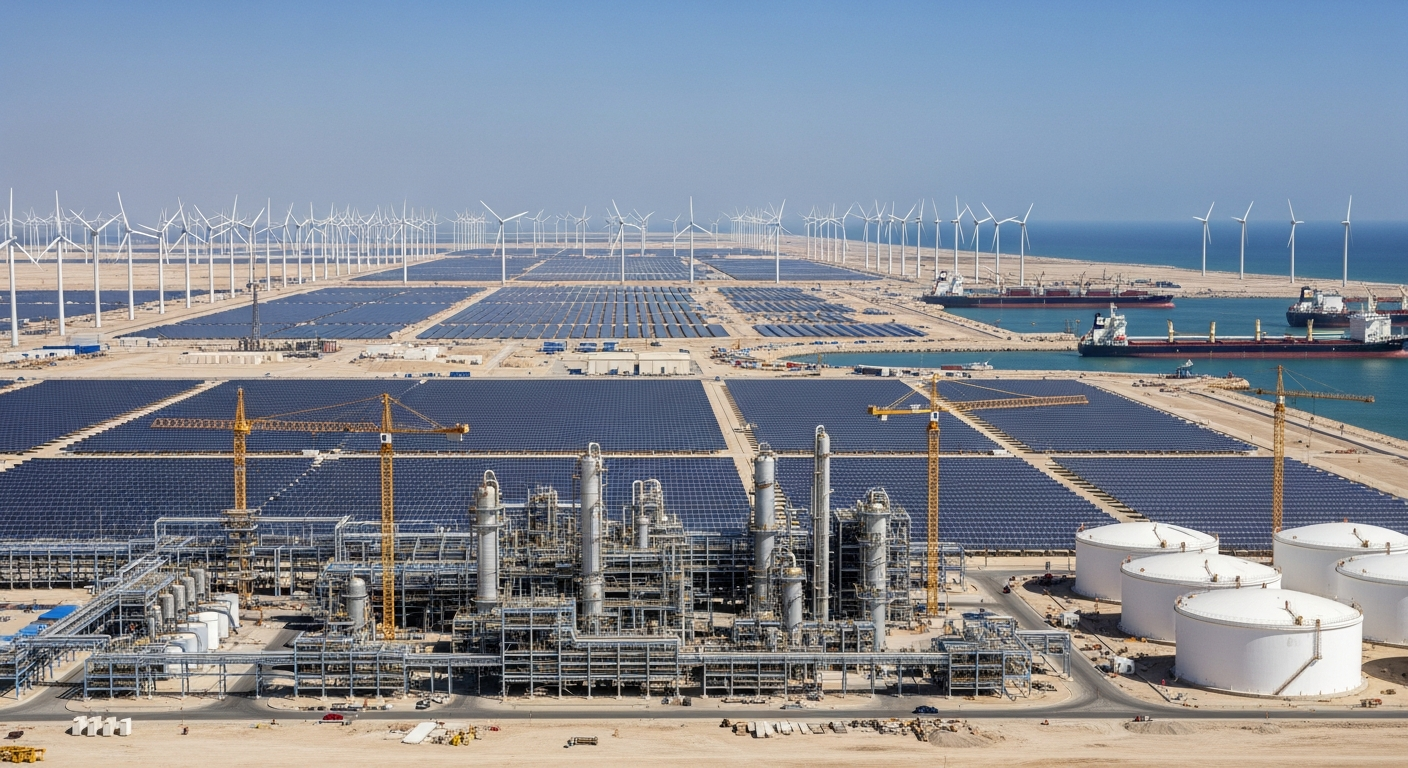 NEOM Green Hydrogen Company Nears Completion, Poised to Deliver 1.2 Mtpa Green Ammonia by 2027, Accelerating Global Shipping Decarbonization