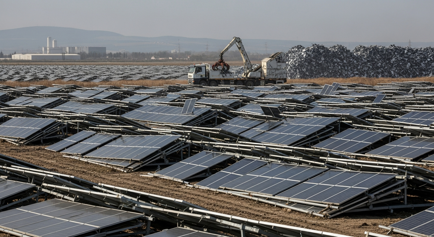 We Built the Sun, But Forgot the Grave: The Looming Solar Waste Crisis