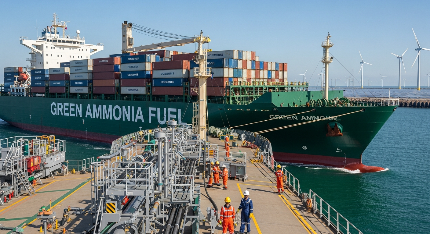 How Will Shipping Decarbonize? Green Ammonia Emerges as a Leading, Unexpected Solution