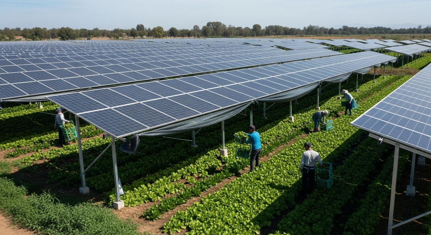 Agrivoltaics & Food Nutrition: Can Solar Farms Boost Healthy Crop Compounds?
