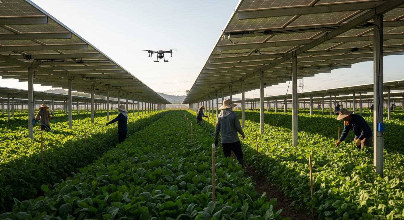 Can Solar Farms Improve Your Health? Agrivoltaics Delivers Unexpected Nutrition & Worker Safety